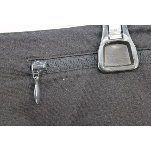 Spanx Color block Compression Capri Pants Sz Small Black Orange Pink - Picture 5 of 7